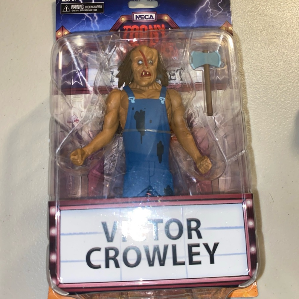 NECA Victor Crowley Action Figure - Blue and Brown